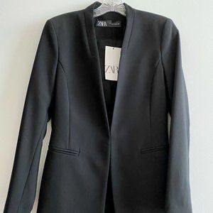 New Black Zara Blazer Size M